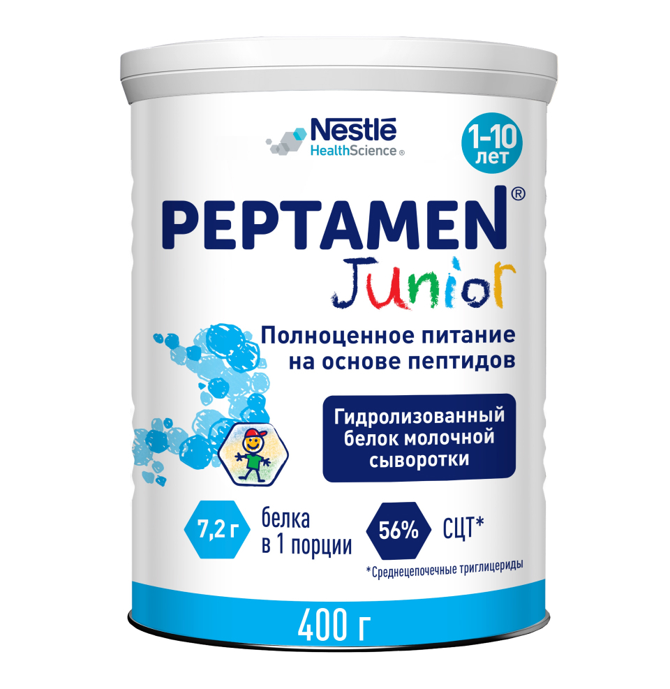 Изображение товара Питание для детей от 1 до 10 лет Peptamen junior 400 г смеси для ЖКТ