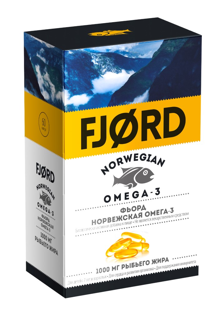 Изображение товара Fjord норвежская омега-3 60 шт. капсулы