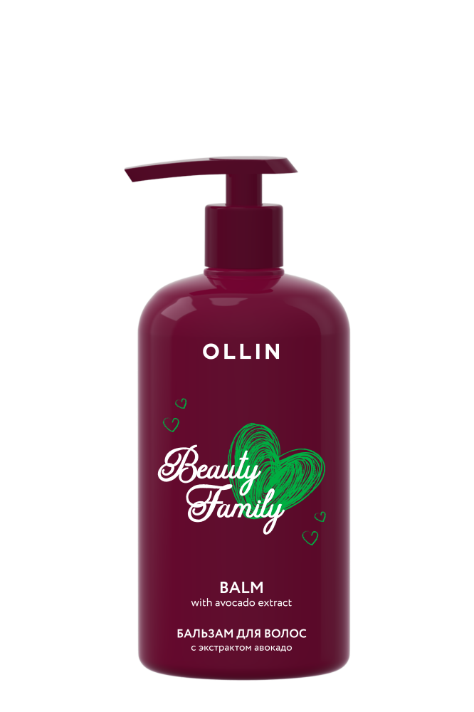 Изображение товара Ollin beauty family бальзам для волос с экстрактом авокадо 500 мл