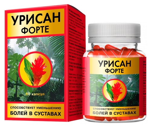 Изображение товара Урисан форте 60 капс. 650 мг - биодобавка с флавоноидами