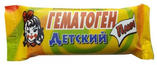 Изображение товара Гематоген детский плюс 50 гр для детей - добавка железа