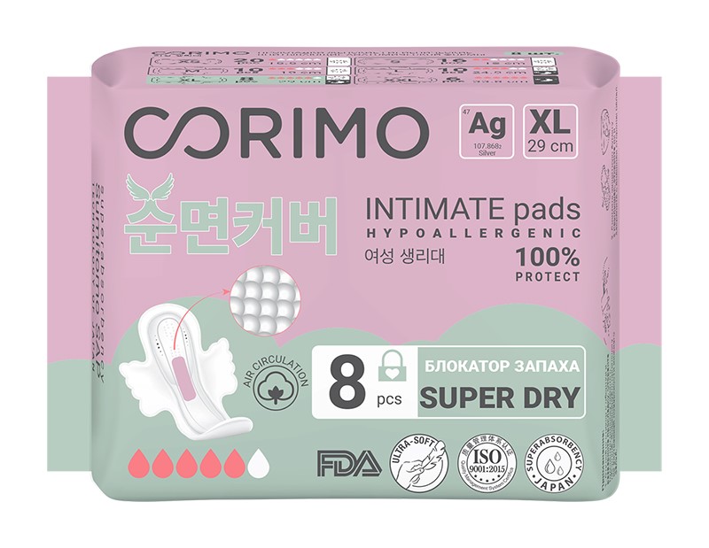 Изображение товара Corimo прокладки размер xl 8 шт.