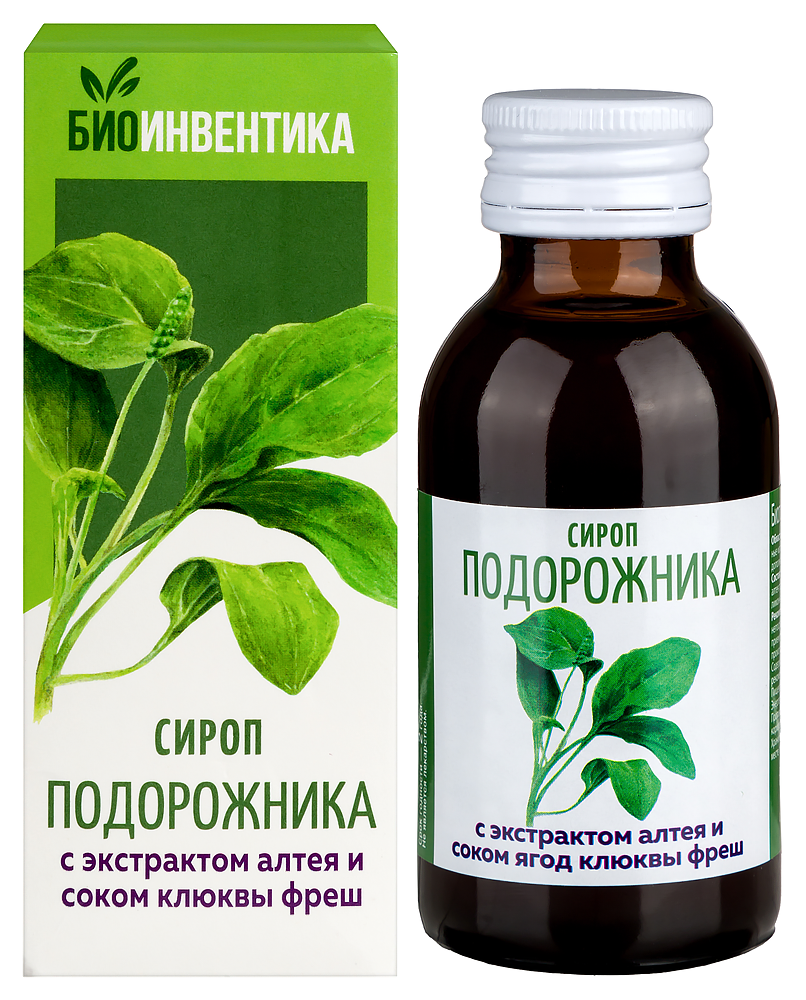 Изображение товара Сироп подорожника 100 мл