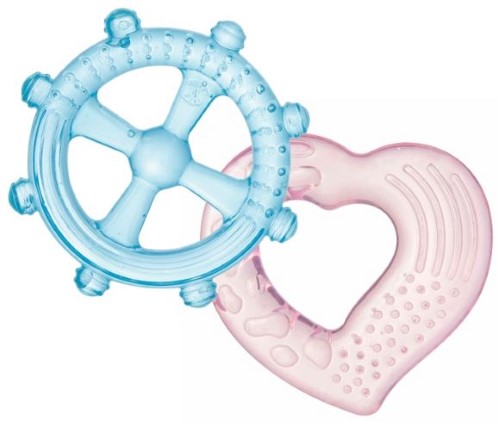 Изображение товара Прорезыватель с водой Мир детства сердечко/штурвал 4+