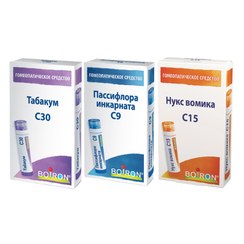 Изображение товара Набор гомеопатический "Протокол при отказе от курения"