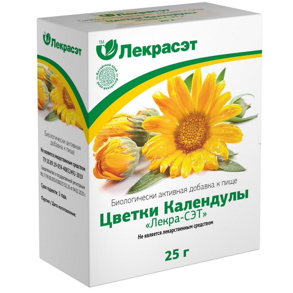 Изображение товара Цветки календулы лекра-сэт 25 гр