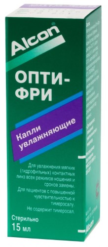 Изображение товара Опти фри капли увлажняющие 15 мл