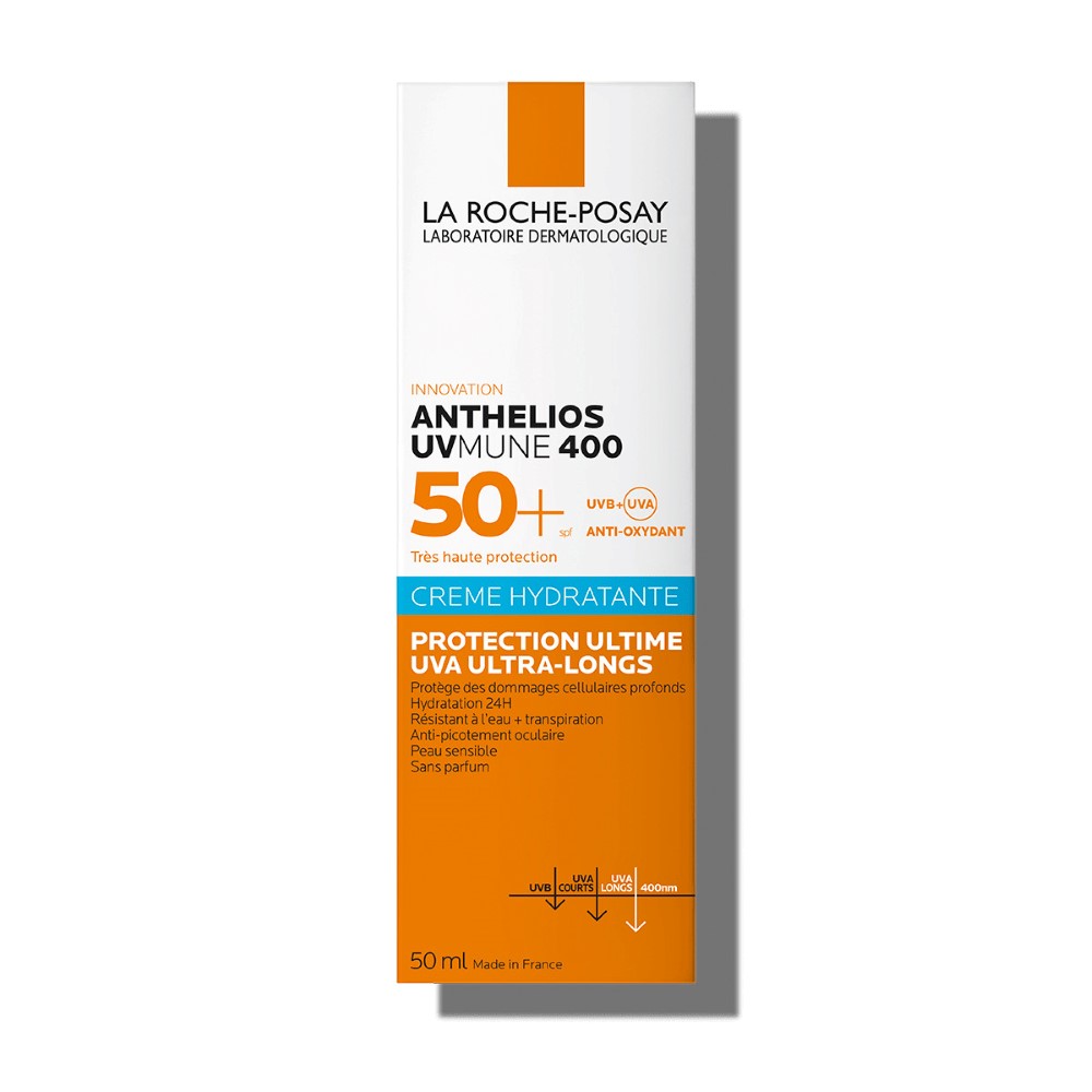 La roche-posay anthelios uvmune 400 крем солнцезащитный увлажняющий для  лица spf50+/ppd30 50 мл - цена 1846.10 руб., купить в интернет аптеке в  Ипатово La roche-posay anthelios uvmune 400 крем солнцезащитный увлажняющий  для