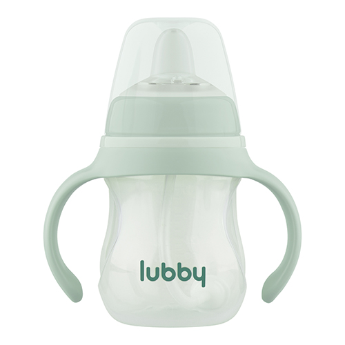 Изображение товара Поильник-непроливайка Lubby 34339 мягкий носик 180 мл для малышей 6+