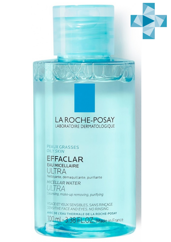 LA ROCHE-POSAY EFFACLAR МИЦЕЛЛЯРНАЯ ВОДА ULTRA ДЛЯ ЖИРНОЙ ПРОБЛЕМНОЙ КОЖИ 100МЛ инструкция по применению