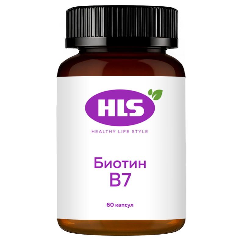 Изображение товара Hls биотин в 7 60 шт. капсулы массой 400 мг