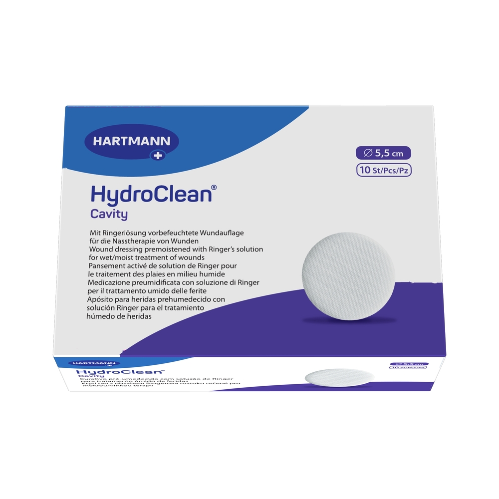 Изображение товара Гидроактивная повязка HydroClean Cavity 5.5 см 10 шт стерильная