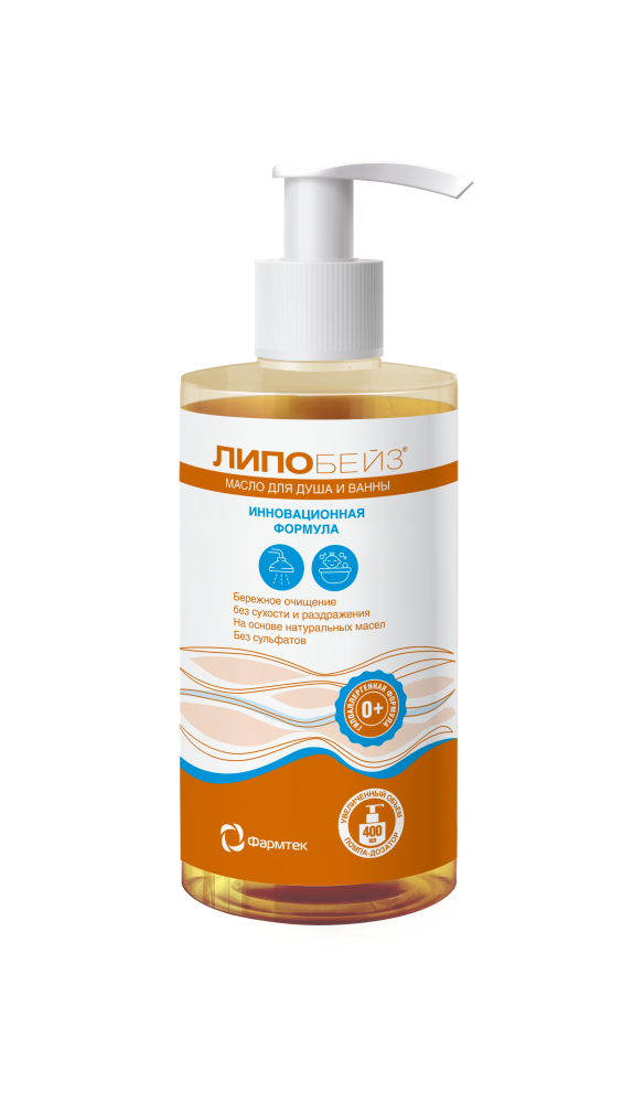 Изображение товара Липобейз масло для душа и ванны 400 мл для ухода за кожей