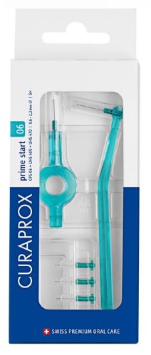 Изображение товара Межзубные ершики Curaprox cps06 prime start 5 шт. с держателями UHS