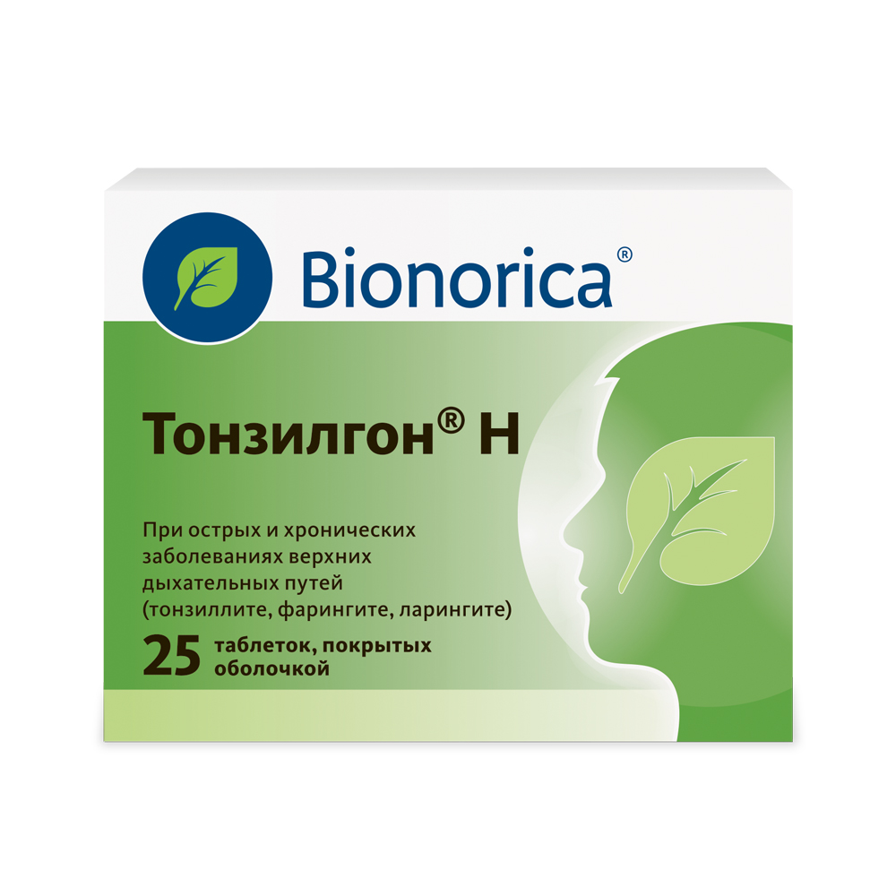 Изображение товара Тонзилгон Н 25 шт таблетки для лечения заболеваний дыхательных путей Изображение товара Тонзилгон Н 25 шт таблетки для лечения заболеваний дыхательных путей