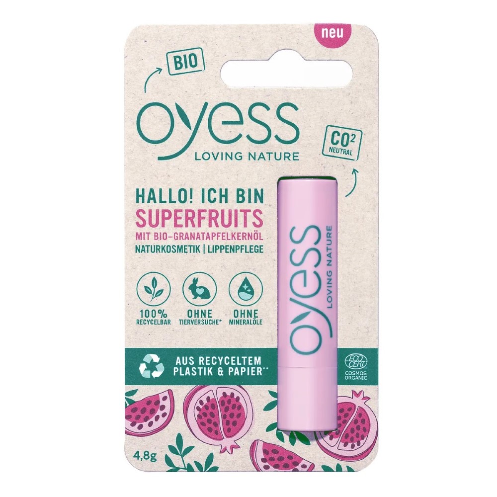 OYESS БАЛЬЗАМ ДЛЯ ГУБ SUPERFRUITS 4,8 инструкция по применению