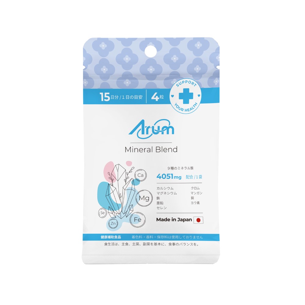 Изображение товара Arum комплекс минералов 60 таблеток по 300 мг для восполнения минералов