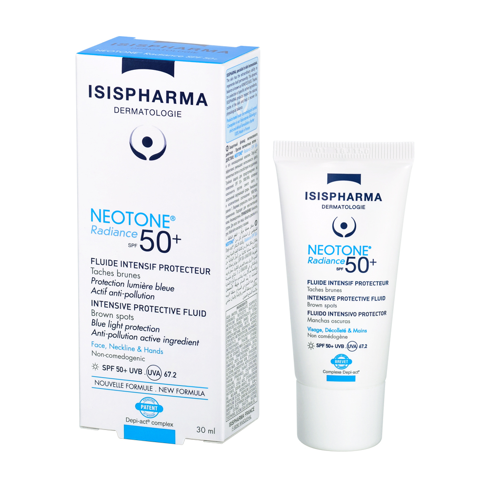 Изображение товара Isispharma Neotone Radiance SPF 50+ флюид для борьбы с пигментными пятнами 30 мл
