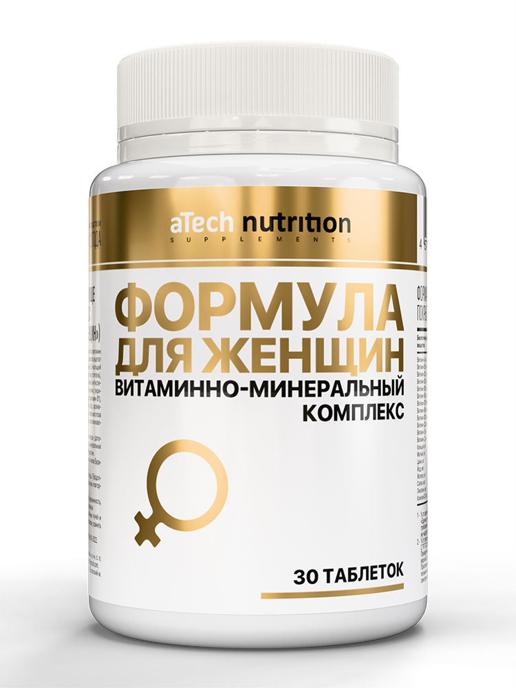 Изображение товара Atech Nutrition витаминно-минеральный комплекс для женщин 30 таблеток