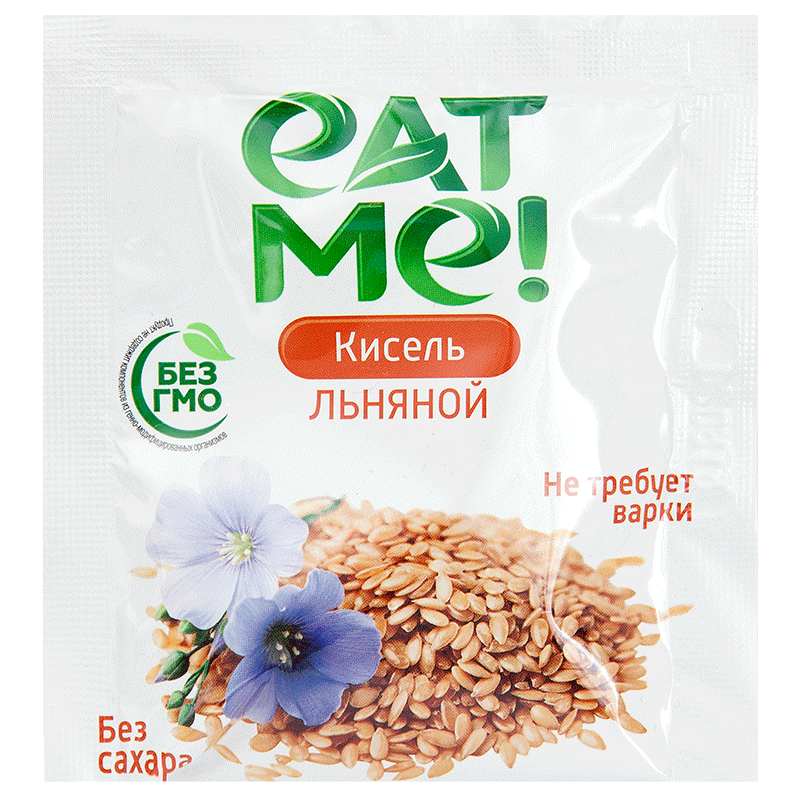 Изображение товара Eat me льняной кисель царевщино 1 шт. пакет по 20 гр порошок