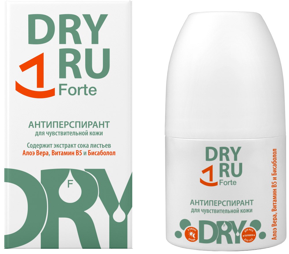 Изображение товара Dry ru forte дезодорант-антиперспирант для чувствительной кожи 50 мл