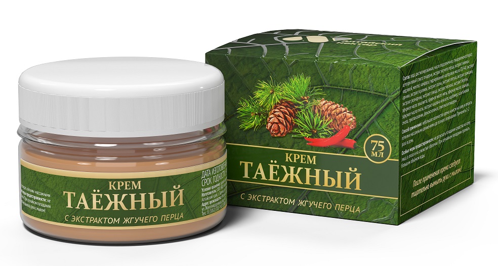 Изображение товара Крем косметический Алтайский нектар таежный 75 мл натуральное средство для ухода за кожей