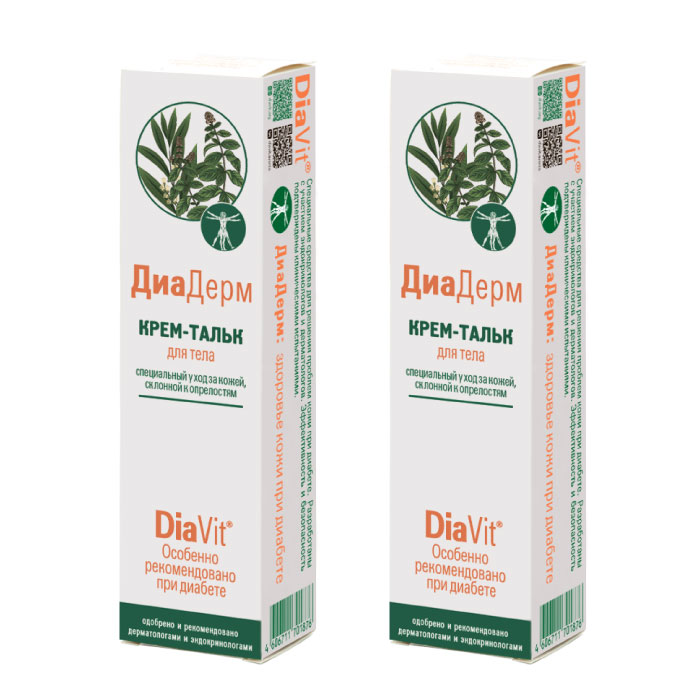Изображение товара Набор Диадерм Крем-тальк из 2-х уп. по выгодной цене