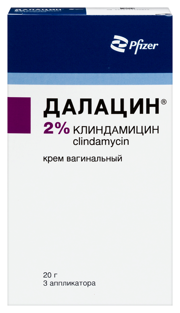 Изображение товара Далацин 2% 1 шт. туба крем вагинальный 20 гр