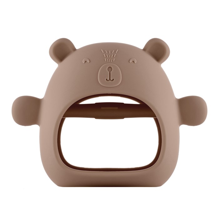 Изображение товара Roxy-kids прорезыватель силиконовый bear 0+/карамельный