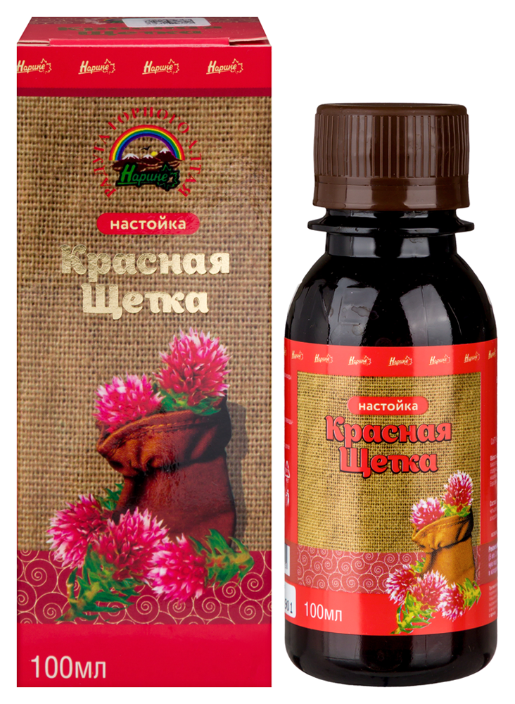 Изображение товара Настойка Радуга горного алтая красная щетка 100 мл натуральная добавка