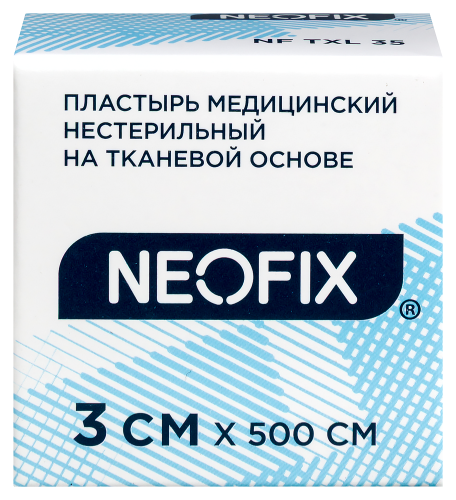 Изображение товара Neofix TXL медицинский пластырь на тканевой основе 3х500 см