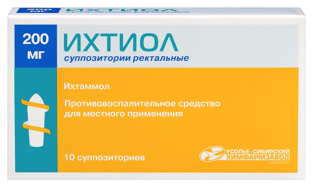 Изображение товара Ихтиол 200 мг 10 шт. суппозитории ректальные Изображение товара Ихтиол 200 мг 10 шт. суппозитории ректальные