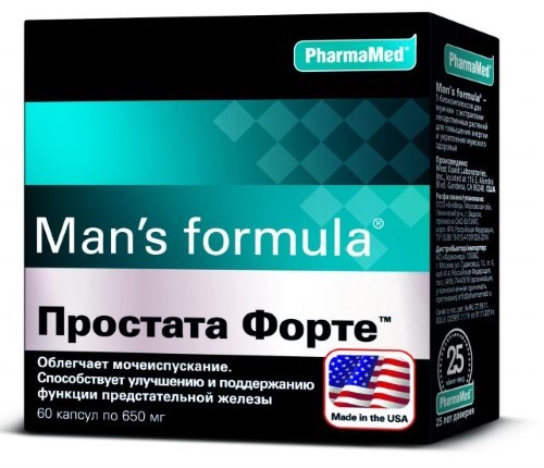 Man s formula простата форте капсулы отзывы