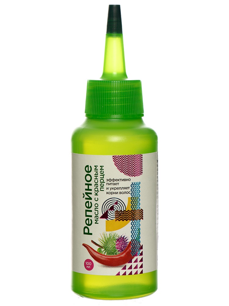 Изображение товара Elfarma масло косметич репейное с красным перцем 100 мл