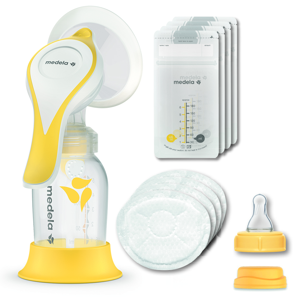 Medela молокоотсос Harmony ручной механический двухфазный с технологией  Flex и набором аксессуаров - цена 3365 руб., купить в интернет аптеке в  Москве Medela молокоотсос Harmony ручной механический двухфазный с  технологией Flex и