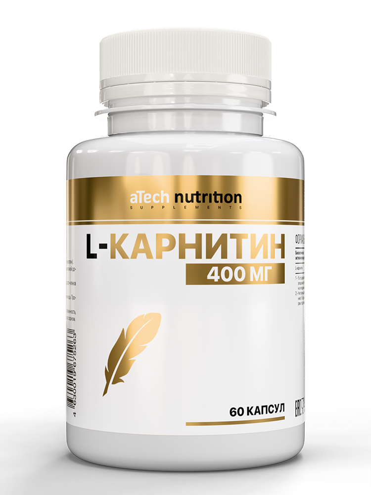 Изображение товара Atech nutrition L карнитин 870 мг капсулы 60 шт