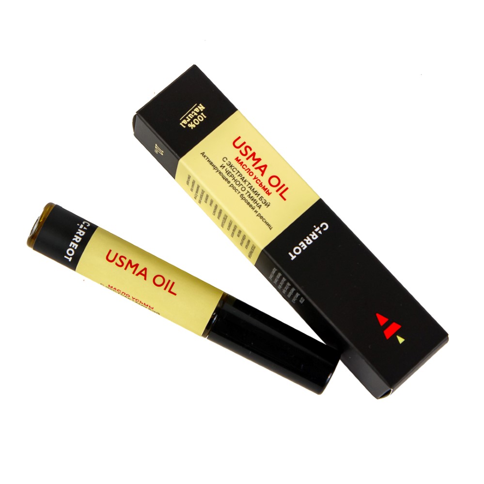 Изображение товара Масло усьмы Carreot для роста бровей и ресниц 10 мл натуральное средство