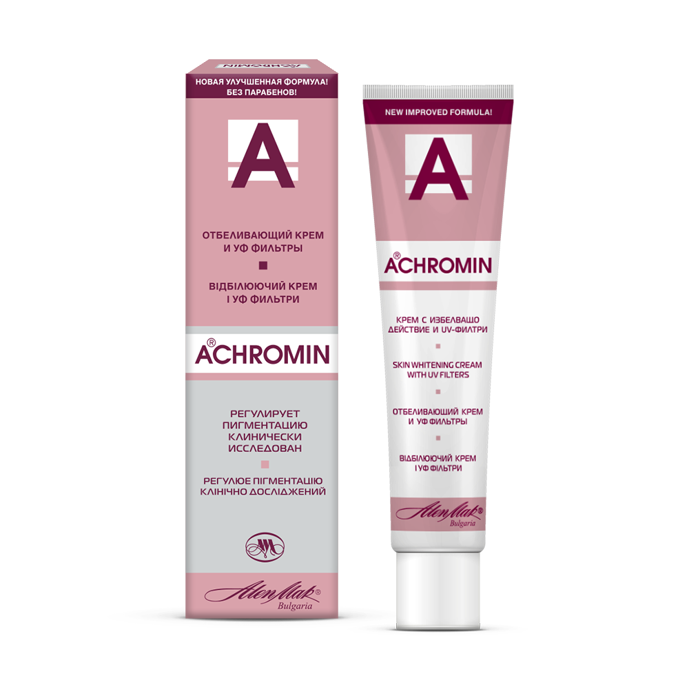 Изображение товара Achromin anti-pigment отбеливающий крем с УФ фильтрами 45 мл