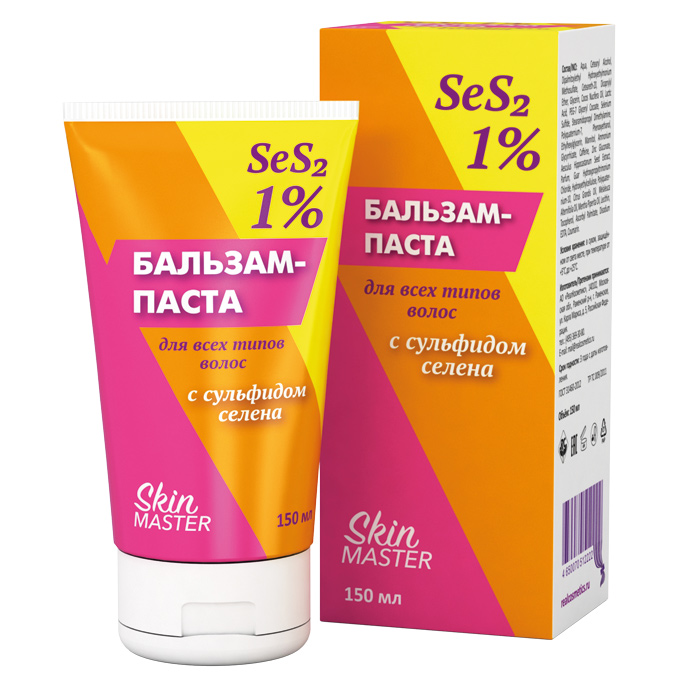 Изображение товара Скин Мастер бальзам-паста с сульфидом селена для всех типов волос 150 мл