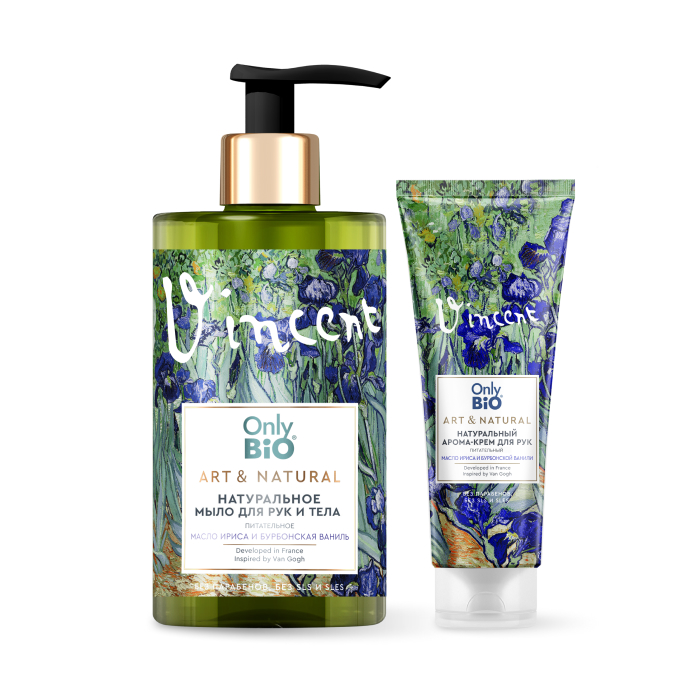 Изображение товара Набор АРОМАКОЛЛЕКЦИЯ МАСЛО ИРИСА И БУРБОНСКАЯ ВАНИЛЬ со скидкой до 10%: Крем для рук + Мыло