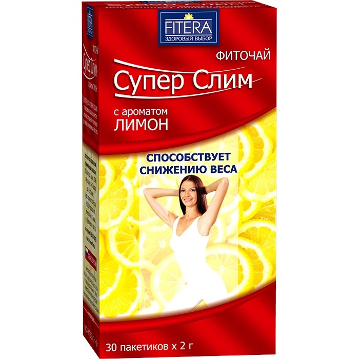 Изображение товара Фиточай супер слим лимон 2 гр 30 шт. пак