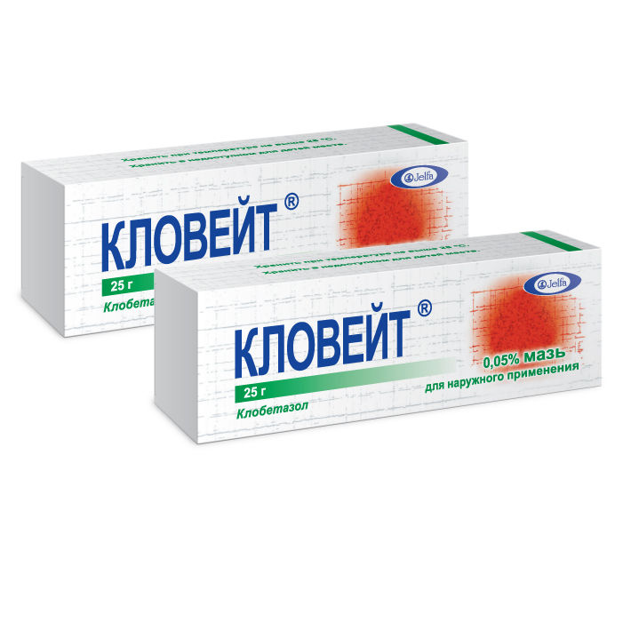 Изображение товара Набор при псориазе: Кловейт мазь 1+1 со скидкой