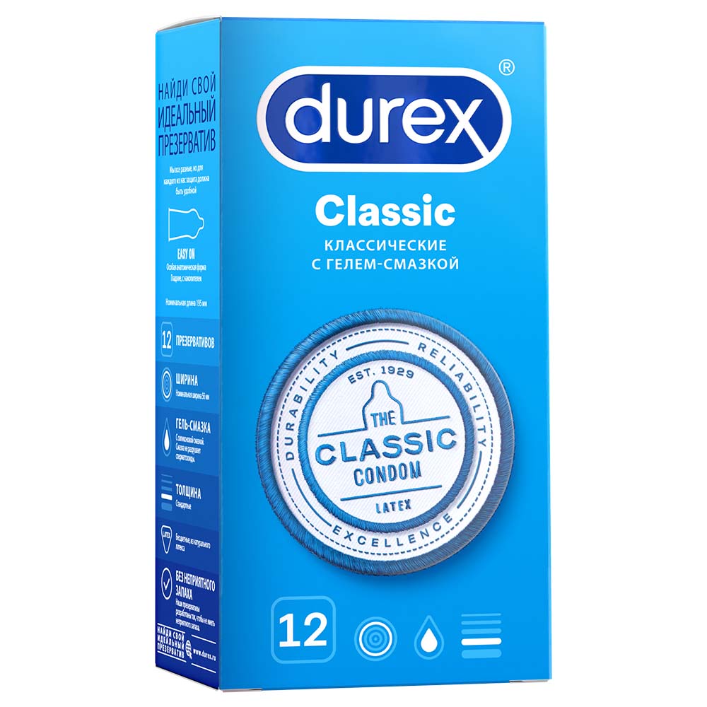 Изображение товара Durex презервативы classic 12 шт. .