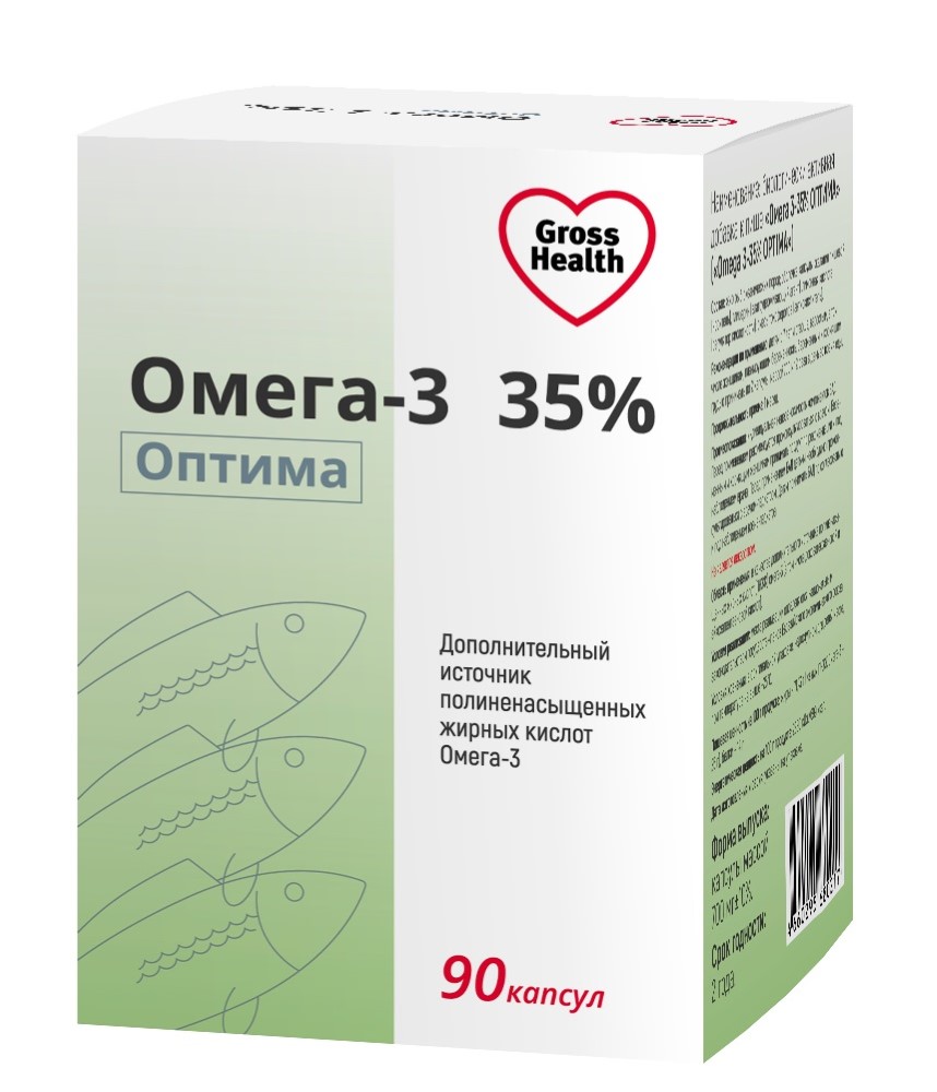 Изображение товара Gross health омега 3-35% оптима 90 шт. капсулы массой 700 мг