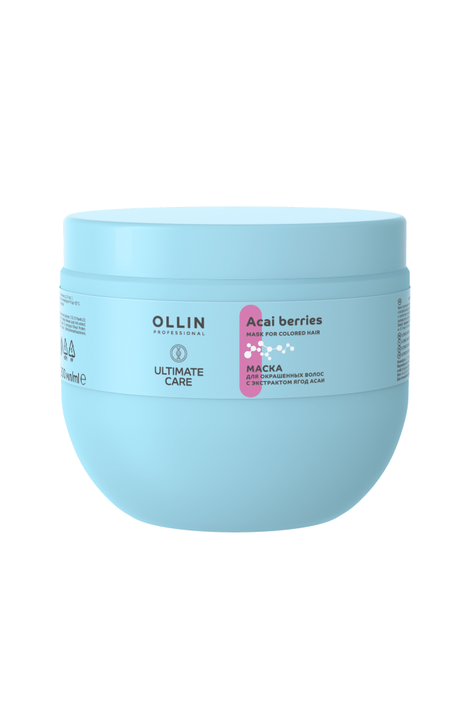 Изображение товара Маска для окрашенных волос Ollin Ultimate Care с ягодами асаи 500 мл