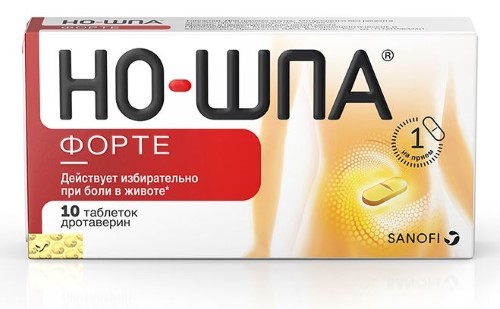 НО-ШПА ФОРТЕ 0,08 N10 ТАБЛ инструкция по применению