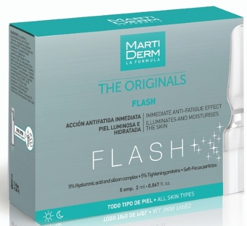 Изображение товара Martiderm the originals ампулы флэш 2 мл 5 шт — уход для тусклой и усталой кожи