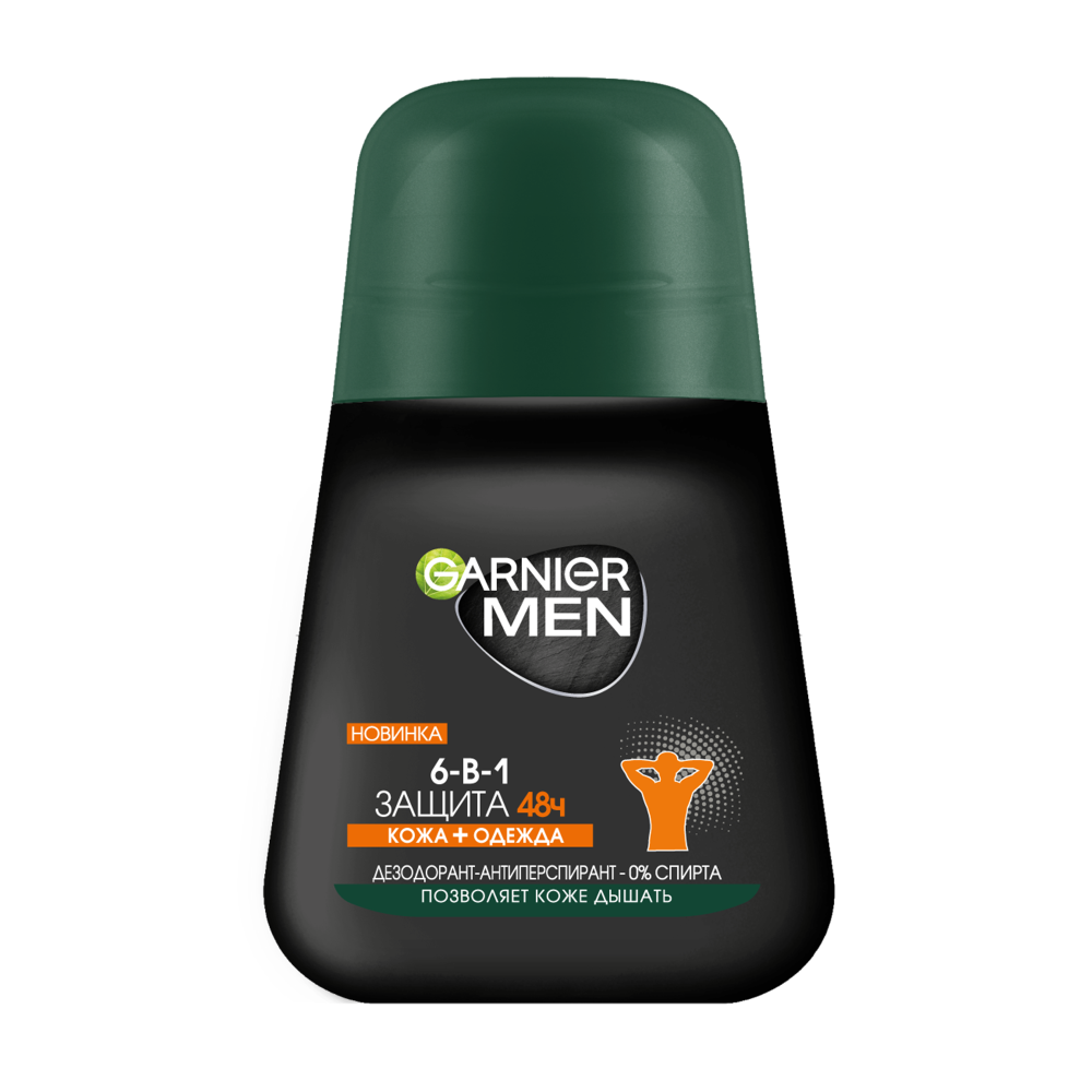 Изображение товара Garnier men защита 6 роликовый дезодорант 50 мл для мужской гигиены