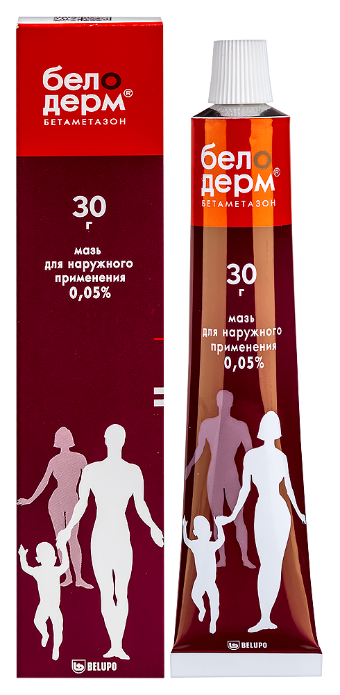 Изображение товара Белодерм 0,05% мазь для наружного применения 30 гр лечение дерматитов и кожных заболеваний