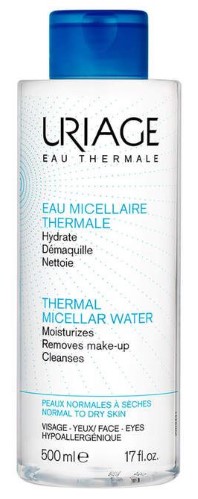 Изображение товара Uriage мицеллярная вода очищающая для сухой и нормальной кожи 500 мл